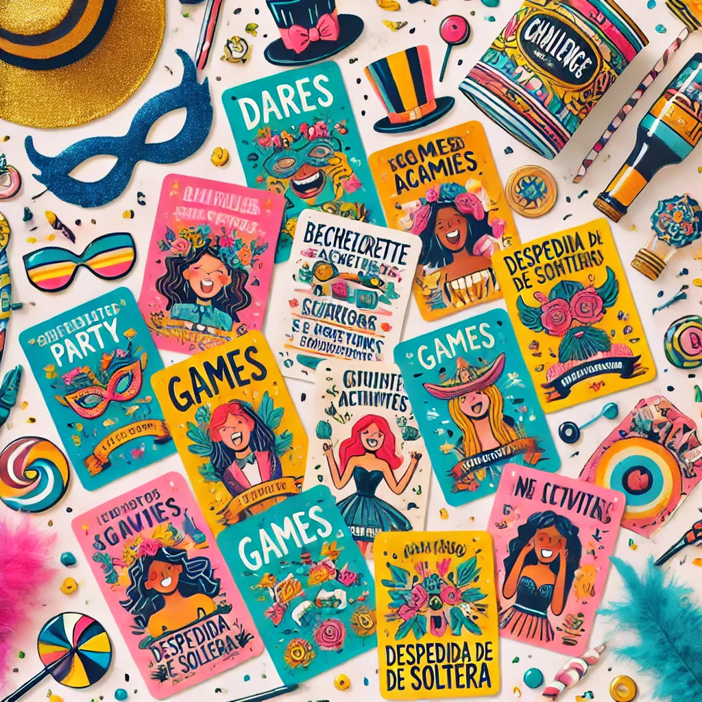 tarjetas pruebas despedida de soltera