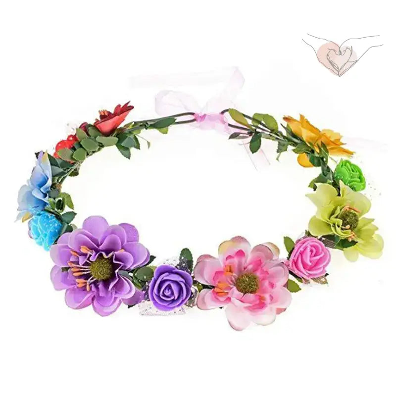 Corona De Flores Despedida De Soltera - Multicolor