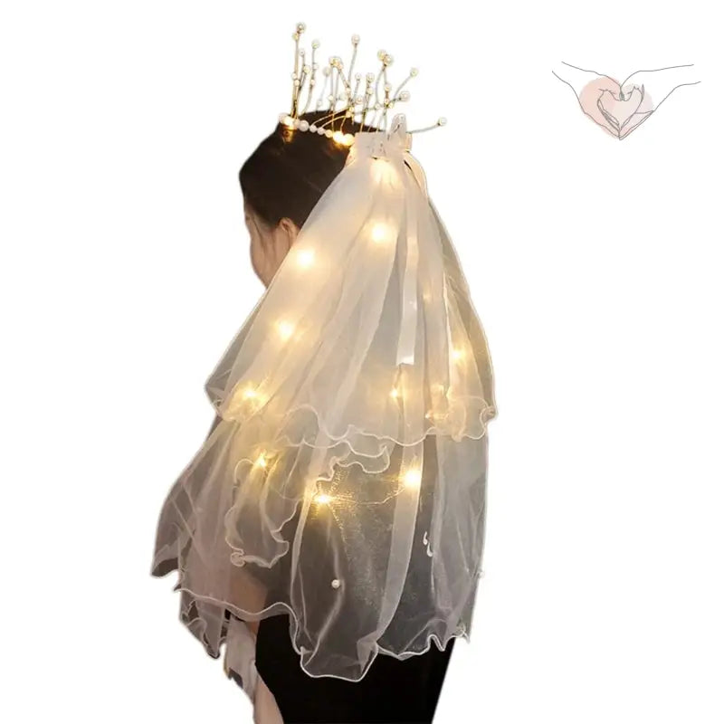 Diademas Luminosas Para Despedida De Soltera - Blanca