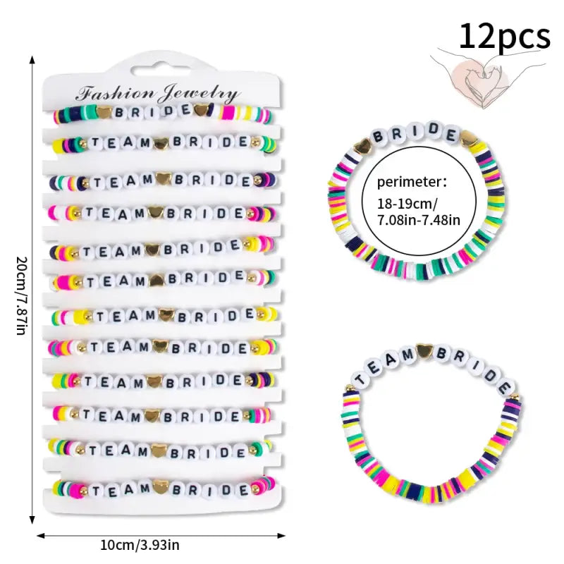 Pulseras Despedida De Soltera Amigas (x12)