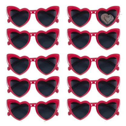 Gafas De Corazón Para Photocall (x10)
