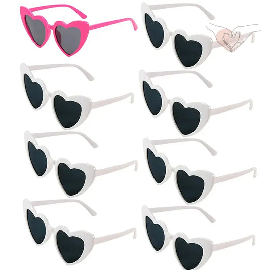 Gafas De Sol Corazon Mujer (x8)