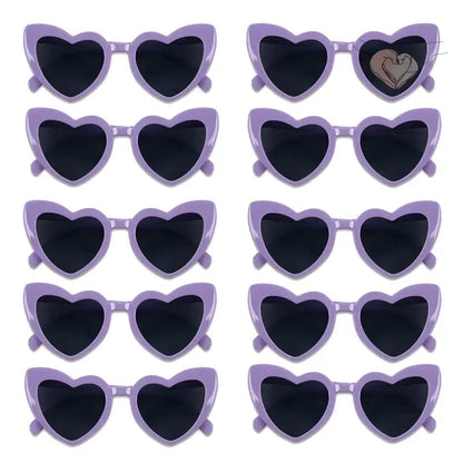 Gafas De Sol En Forma De Corazon (x10)
