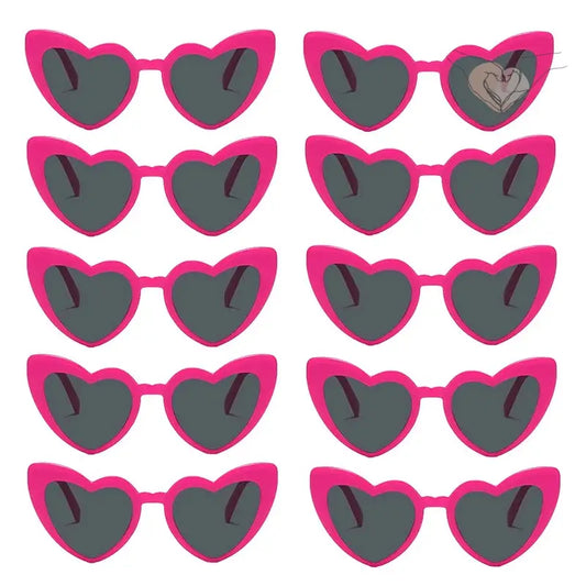 Gafas De Sol Para Rostro Corazon (x10)