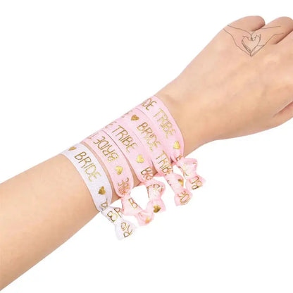 Pulseras Con Antelina Despedida De Soltera (x6)