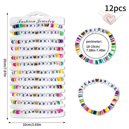 Pulseras Despedida De Soltera Amigas (x12)